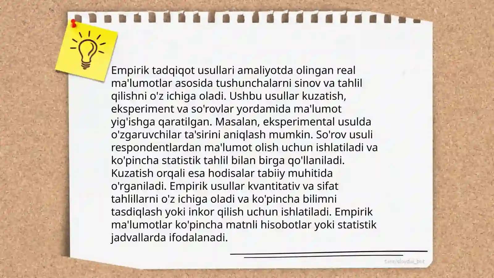 Ilmiy tadqiqot metodlari tushunchasi 4