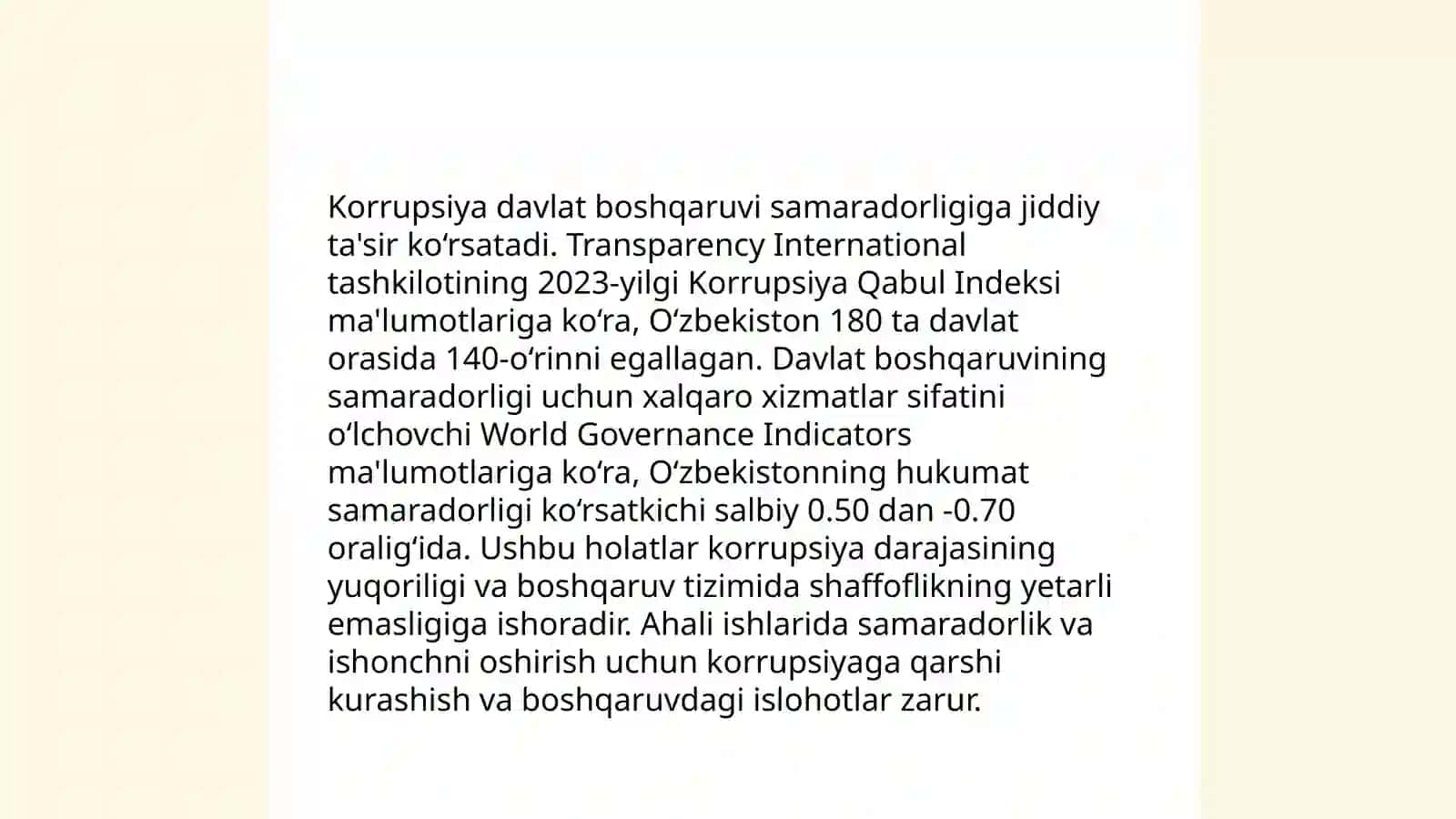 Korrupsiya - taraqqiyot kushandasi 4