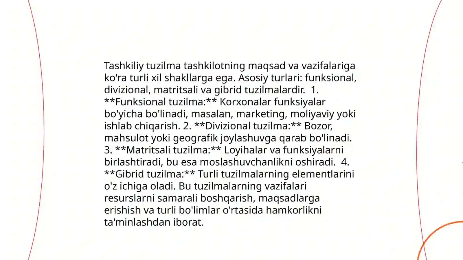 Iqtisodiyotni boshqarishning tashkiliy tuzilishi 4