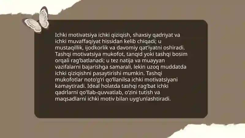 Shaxs iroda mativatsiya va faoliyat 4
