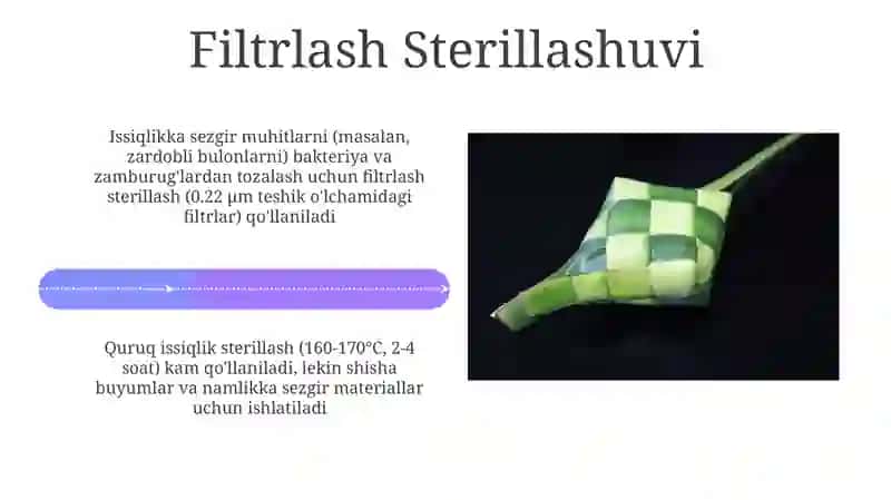 Mikroorganizmlarni oʻstirish uchun ozuqa muhitini tayyorlash usullari 4
