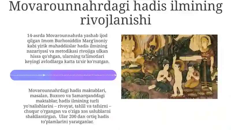 Movarounnahrdan yetishib chiqqan muhaddislar hayoti va ijodi 4