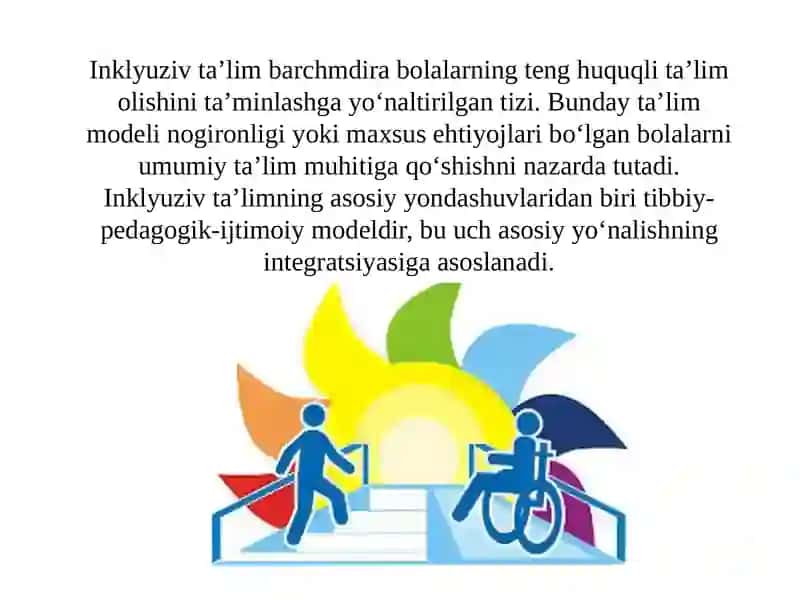 Tibbiy model, nogironlikning ijtimoiy modeli 4