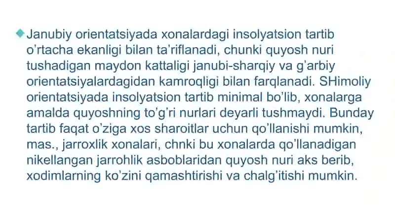 Xonalarninginsolyatsiyasi 4