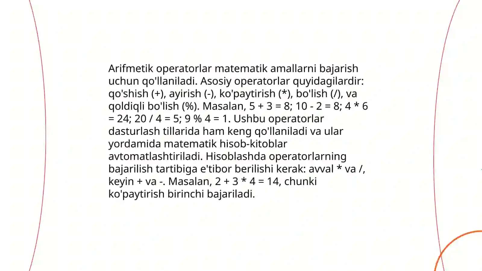 Pythonda arifmetik amallar 4