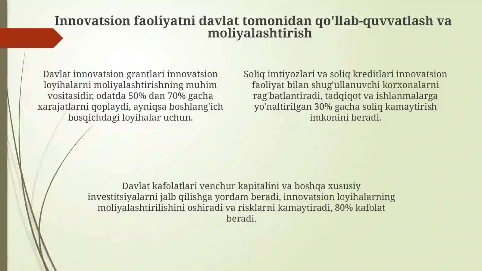 Innovatsion faoliyat infratuzilmasi 4