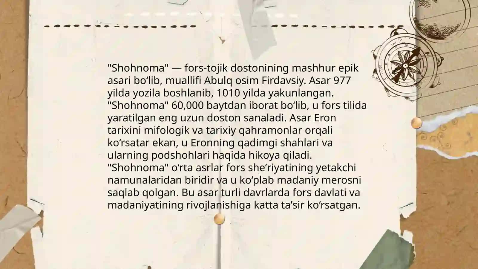 Firdavsiyning Shohnoma asari 4