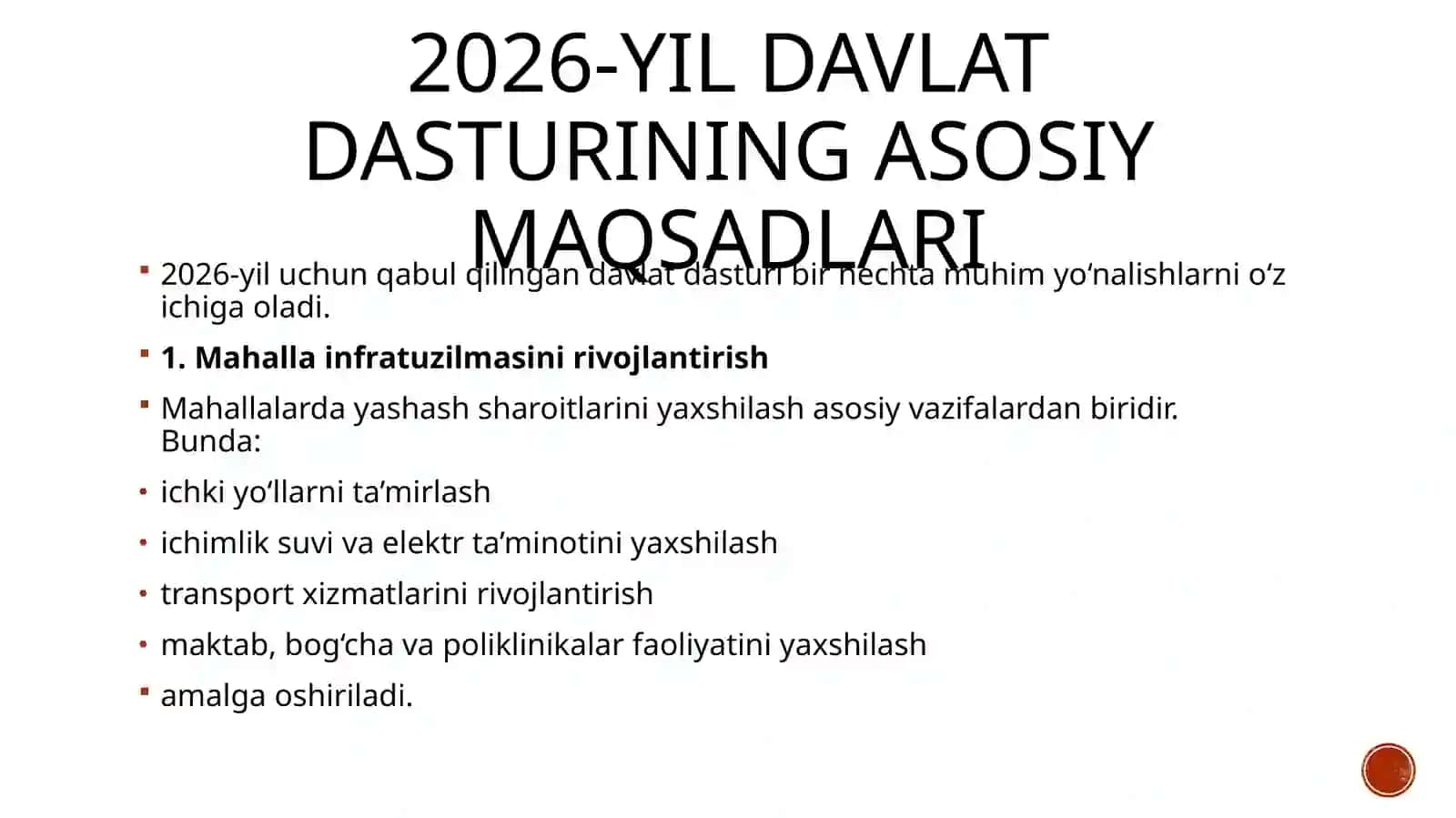 2026- yil mahallani rivojlantirish, jamiyatni yuksaltirish 4