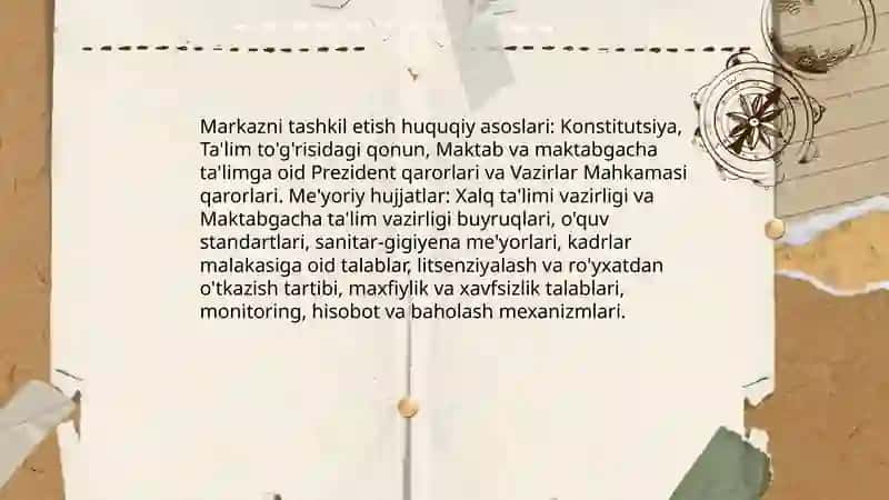 Til va nutq markazini tashkil etish 4