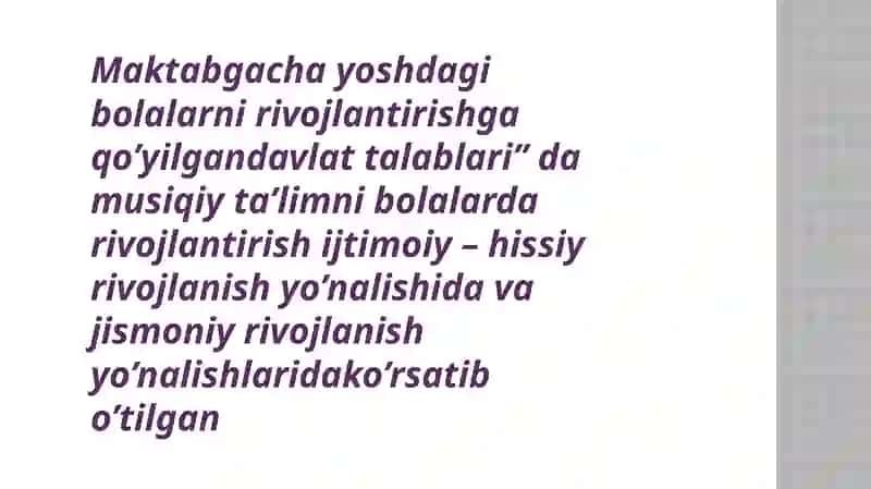 Bolalarni musiqa viy qobiliyati ni rivojlantirish 4