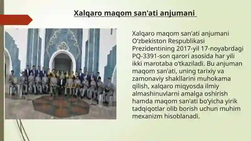 Xalqaro maqom sanati 4