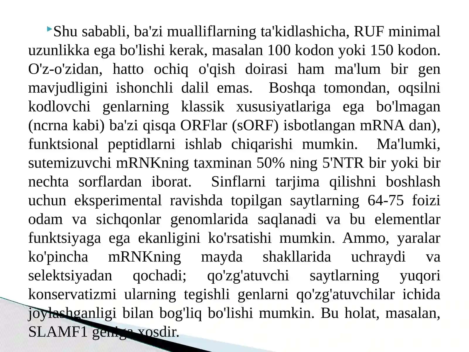 Oqsillarni strukturasi va xususiyatlarini in silico sharoitida o’rganish 4