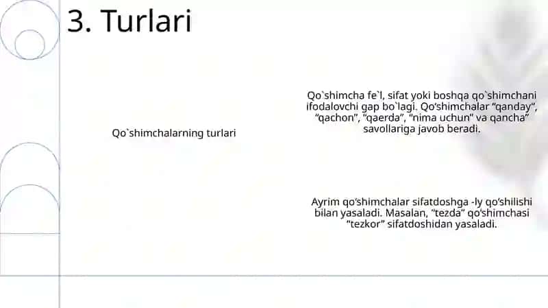 Qo'shimchalar 4