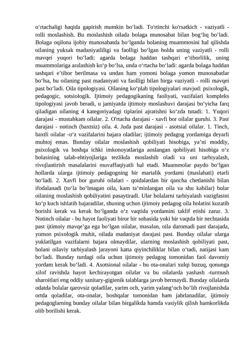 OILANING TURLARI 4