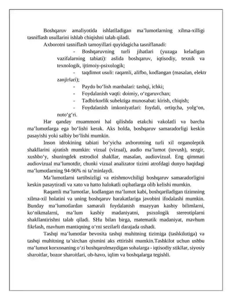Korxonaning axborot resurslari 4