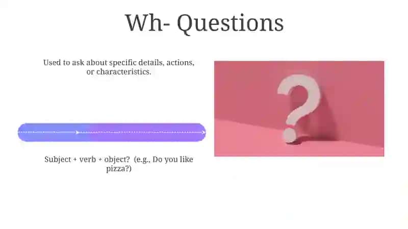 Simple present information questions 4