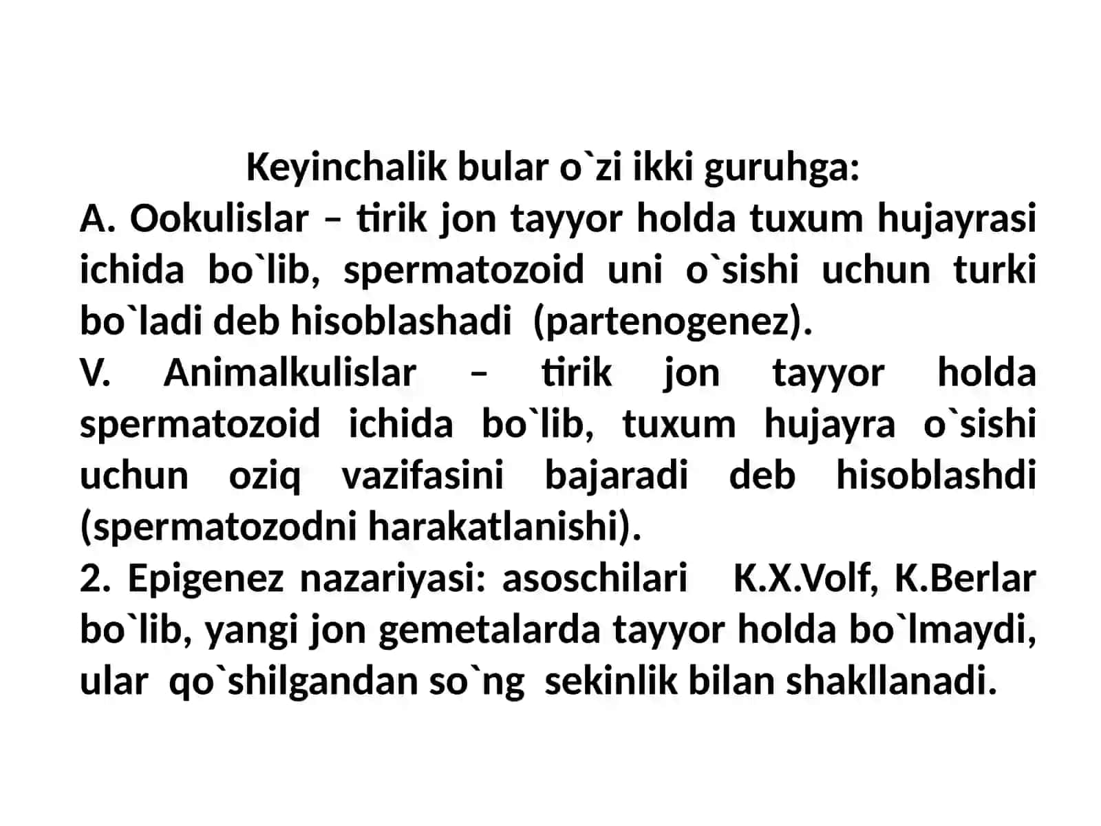Gametogenez, gametalar tuzilishi 4