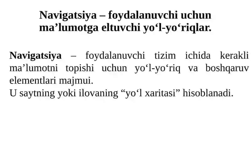 Informatsion arxitekturava navigatsiya 4