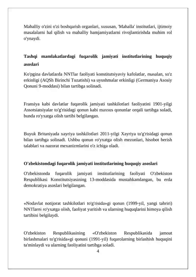 Fuqarolik jamiyati institutlarining qiyosiy tahlili 4