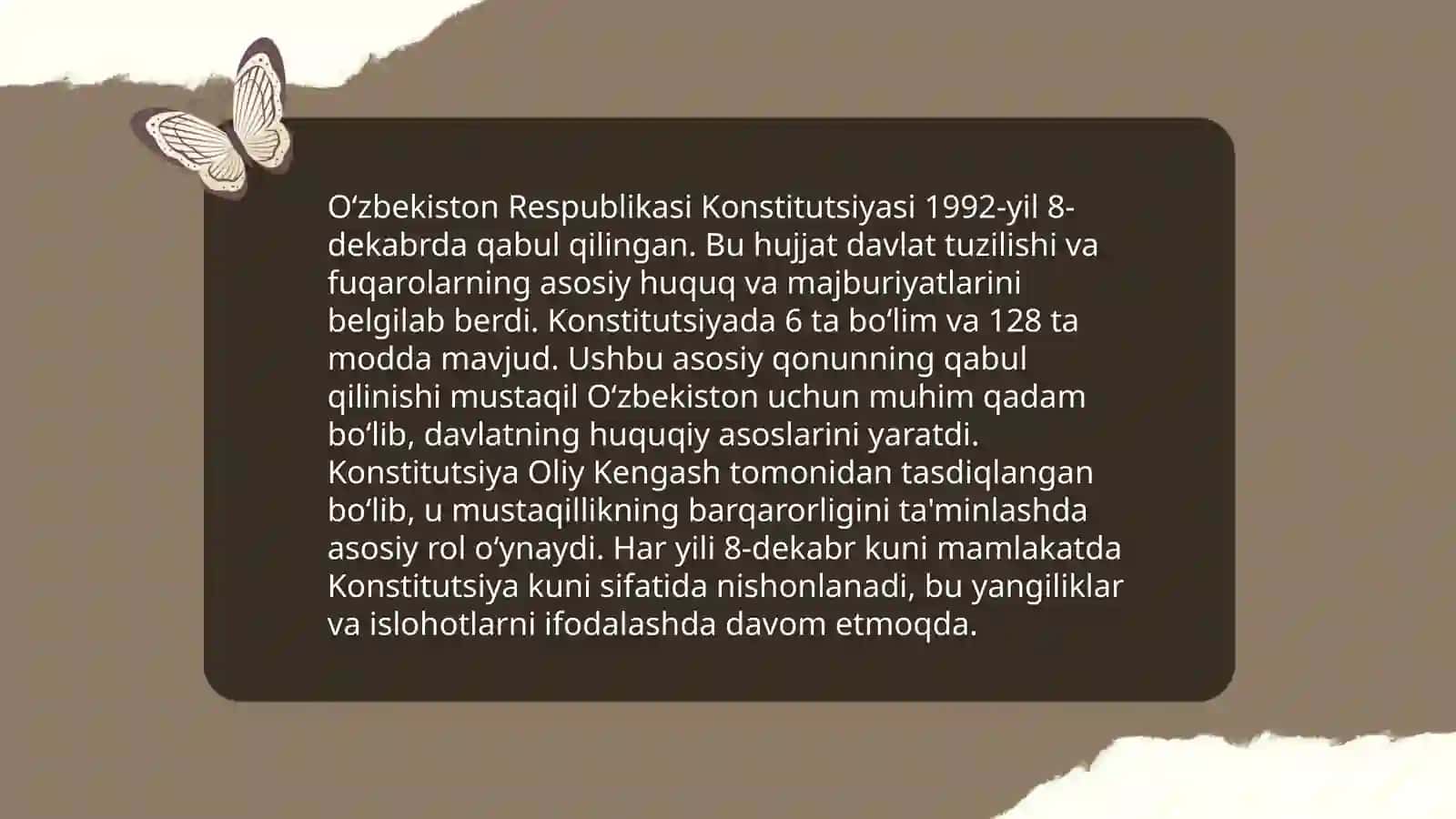Mustaqil O'zbekistonning tashkil topishining tarixiy ahamiyati, o'ziga xos istiqlol taraqqiyoti 4