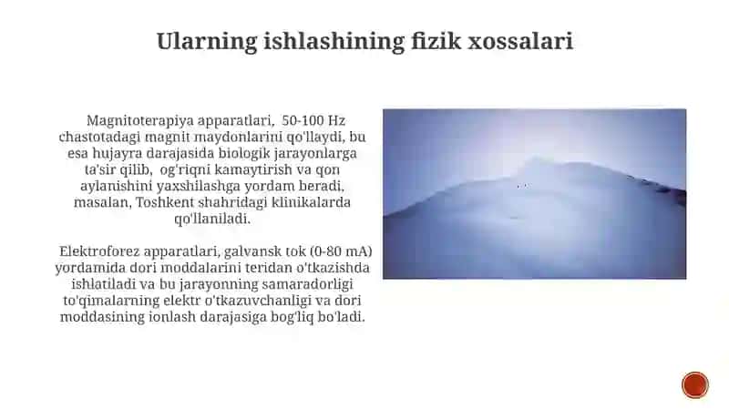O'tgan davr va yuqori chastotali fizioterapiya apparatlari 4