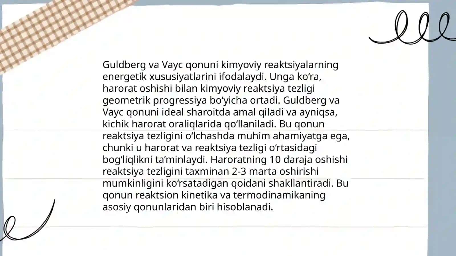 Kimyoviy muvozanatning termodinamikasi 4