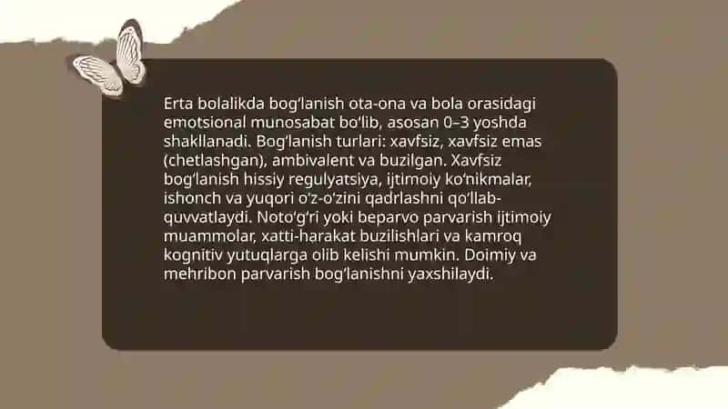 Bola shaxsining shakllanishi 4