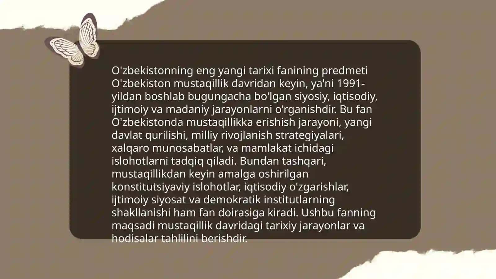 O'zbekistonning eng yangi tarixi 4