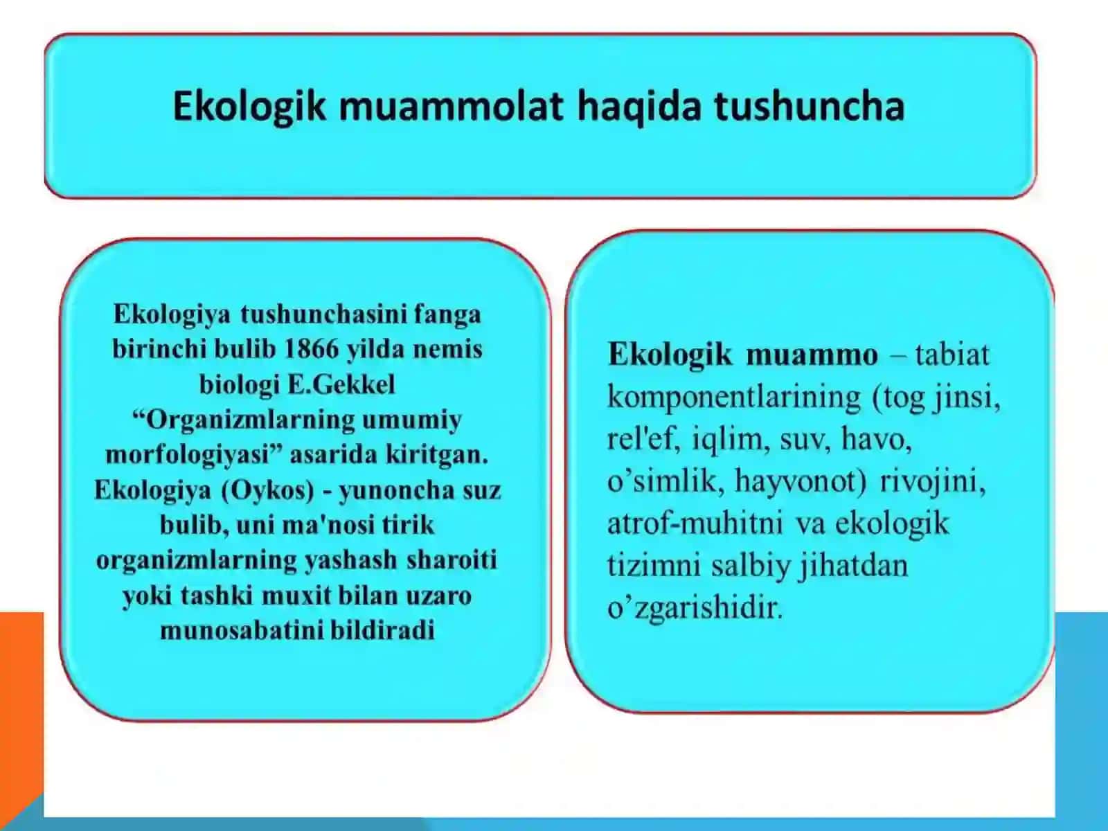 Ekologiya fanining global ekologik muammolari va inson salomatligi 4