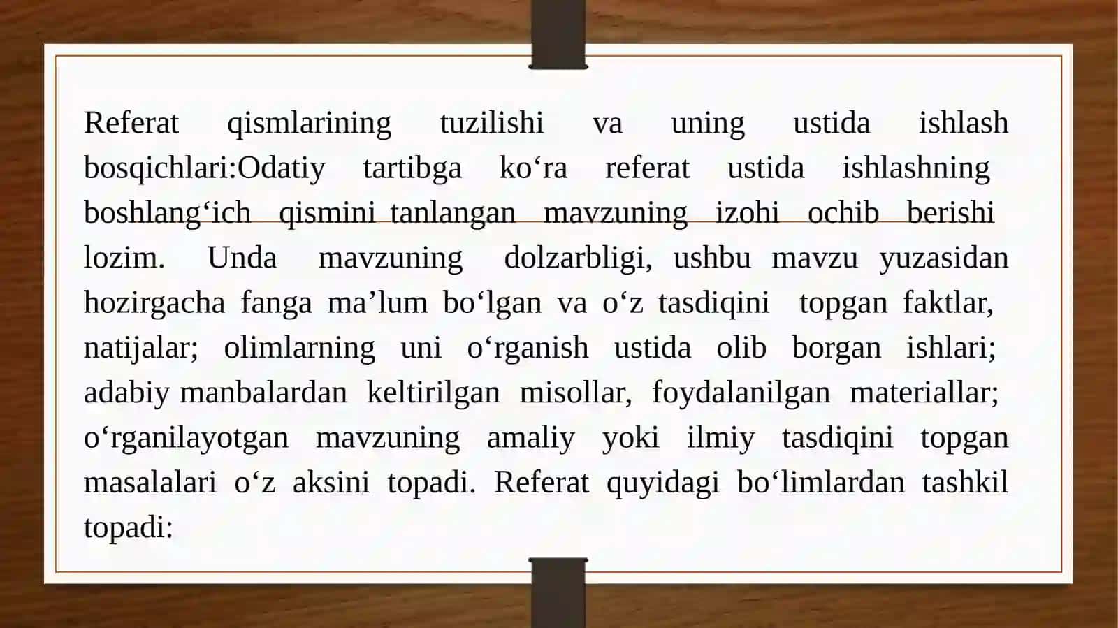 Mavzu: Farg’ona politexnikainstituti ingliz tili so’z vatoqimachilik fakulteti 86-21 YESBKIT guruhi talabalari Mamajonov J., Sotvildiyeva H. O’zbek tilini sohada qo’llanishi fanidan tayyorlangan taqdimot loyihasi 4