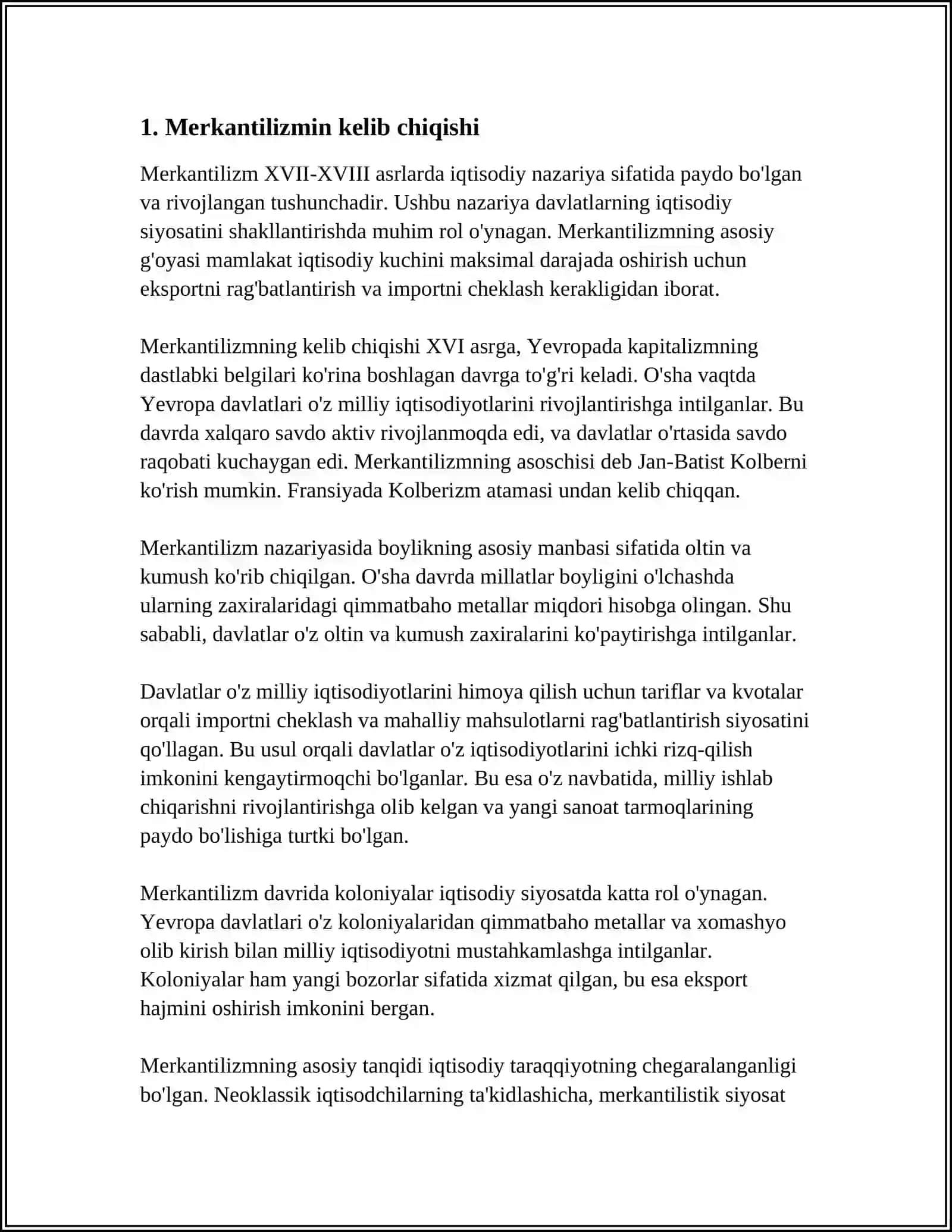 MERKANTILIZM 4