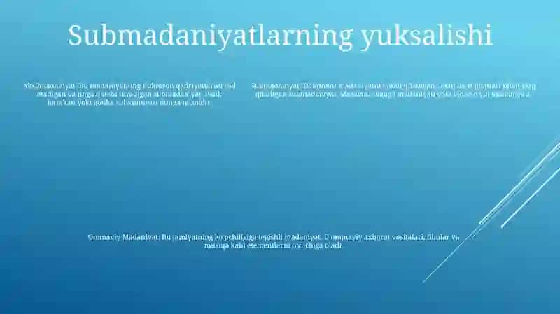 Ommaviy Madaniyatning Shakllanish Tarixi Va Uning Turlari 4