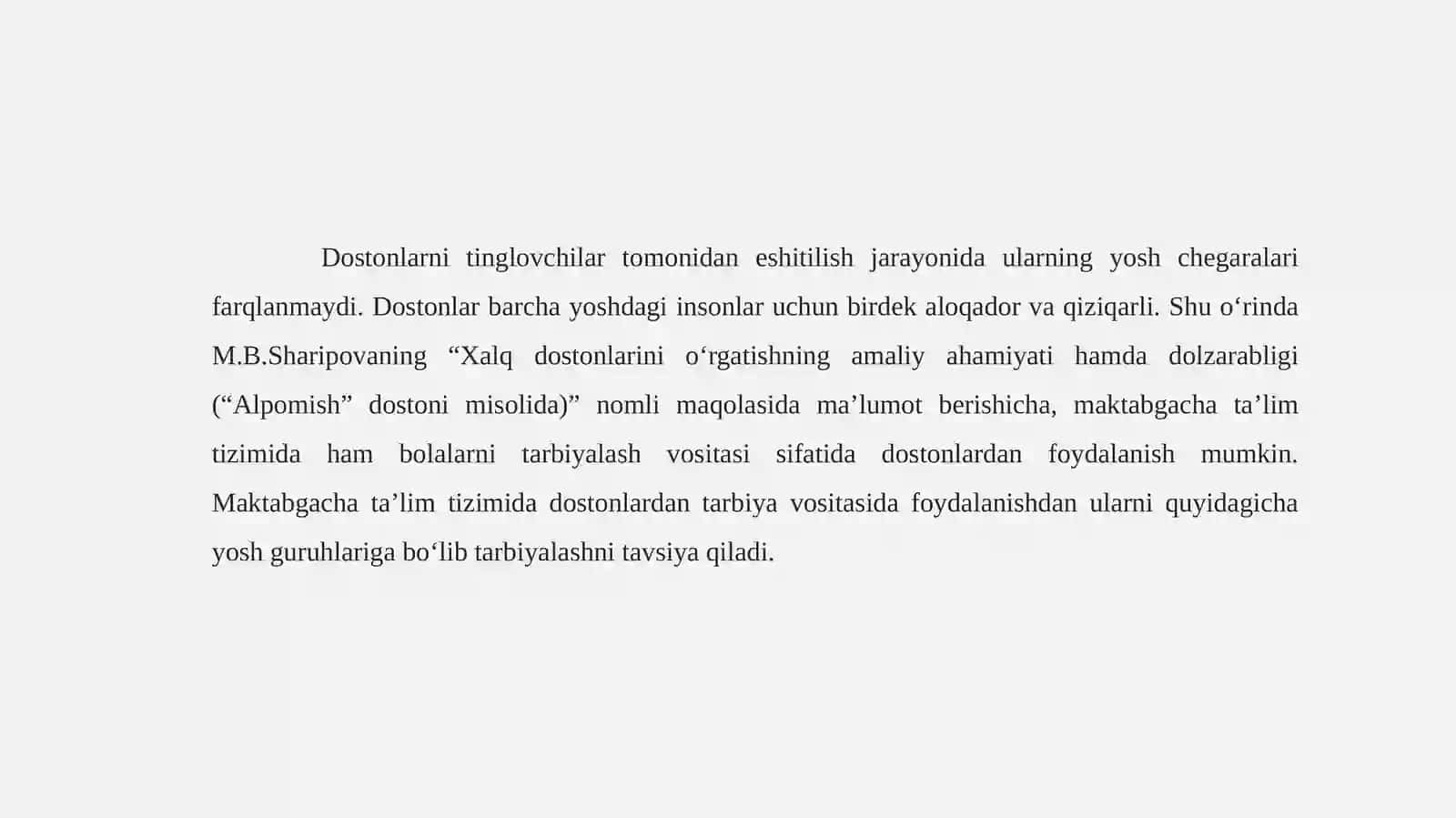 Maktab adabiy ta’limida dostonlarni o‘rganish yo‘llari 4