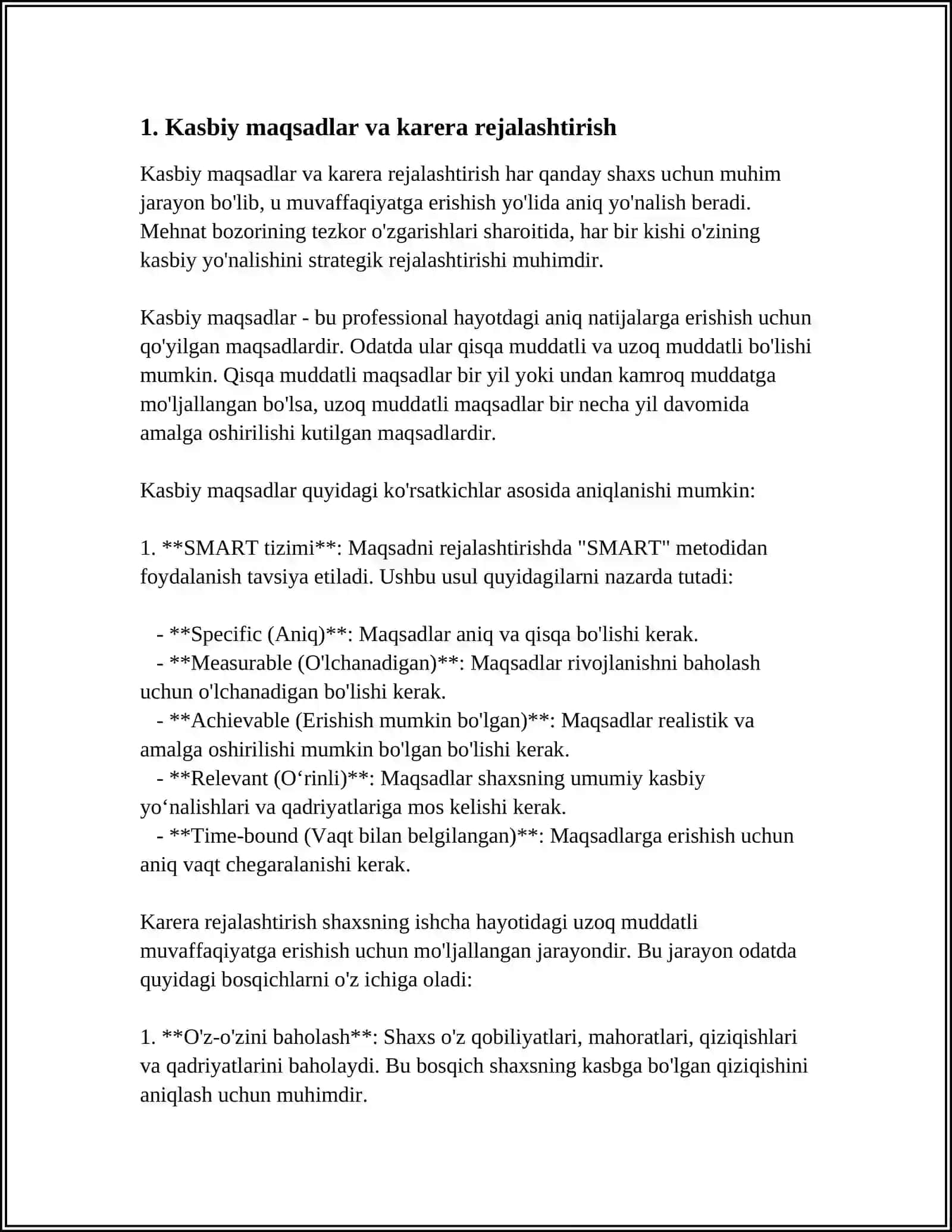 PROFESSIONAL RIVOJLANISH VA KASBIY HAYOTDAGI MUNOSABATLAR 4