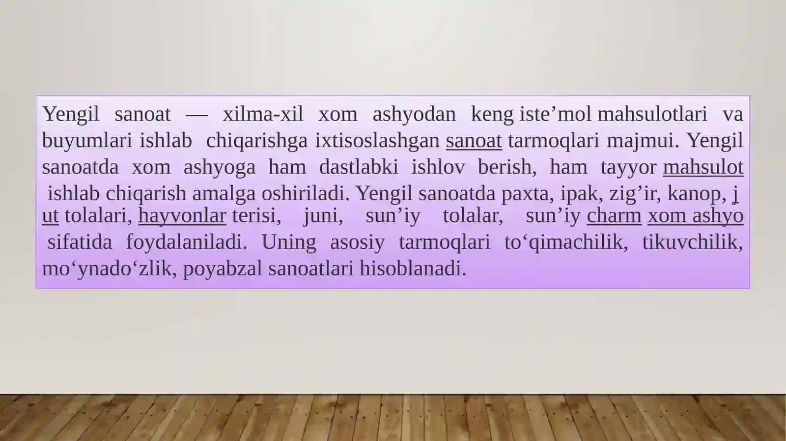 Sanoat tarmoqlari 4