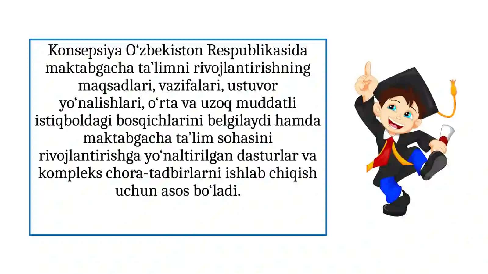 O‘zbekiston Respublikasi maktabgacha ta’lim tizimini 2030-yilgacha rivojlantirish konsepsiyasi 4