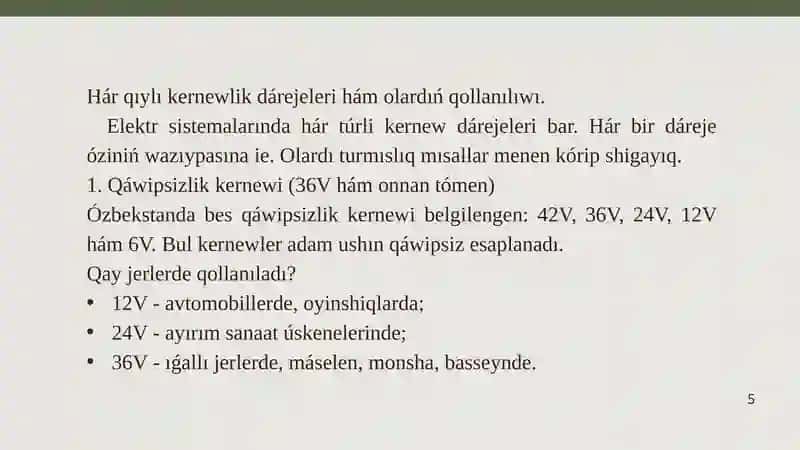 Nominal kernewdin' qollanılıw shen'beri 4