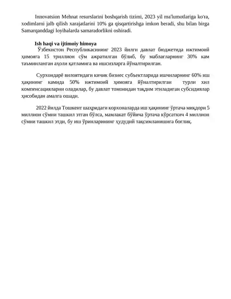 Mehnat bozori va korxonalarda mehnat resurslaridan foydalanish 4