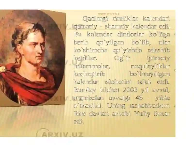 Kalendarlar tarixi 4