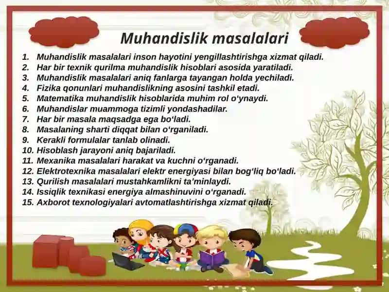 Muhandislik masalalarini yechishda dasturlash usullari 4