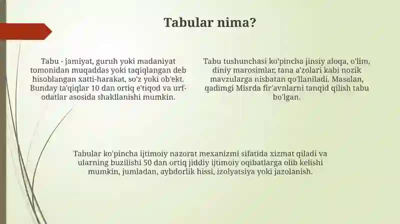 Tabu va efemizmlar 4