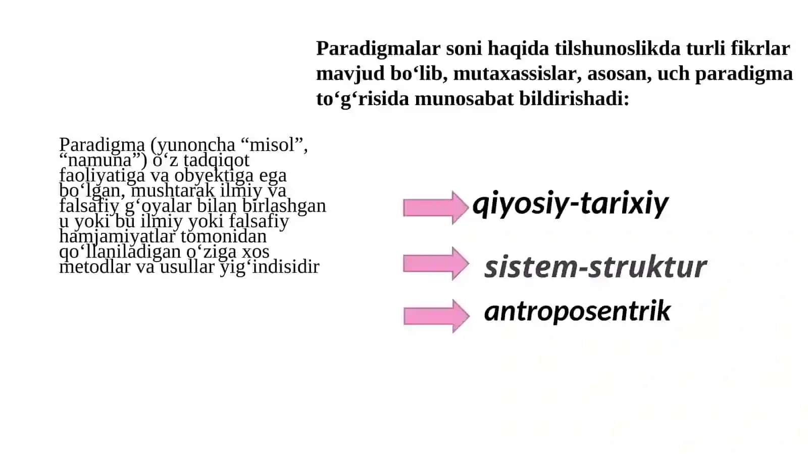 FANDA PARADIGMALAR ALMASHINUVI 4