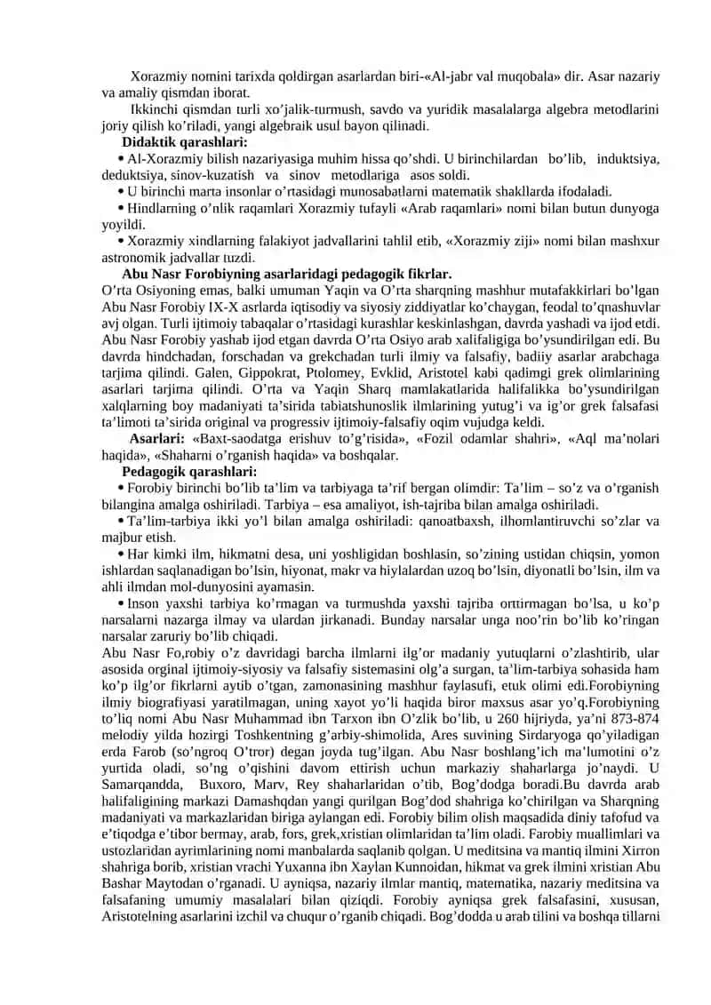 SHARQ UYG‘ONISH DAVRIDA PEDAGOGIK FIKRLARNING RIVOJLLANISHI 4