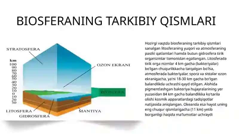 BIOSFERADA HAYVONLARNING TARQALISHI 4