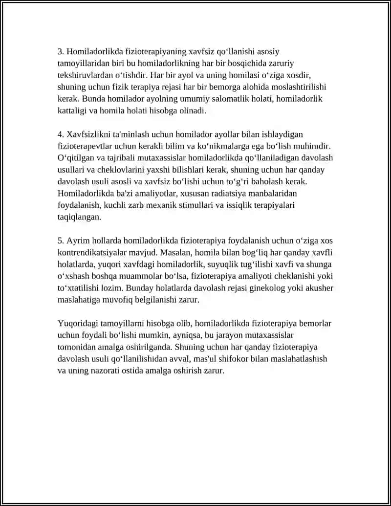 FIZIOTERAPIYA MUOLAJALARNI AKUSHERLIK VA GINIKOLOGIYADA ÒTKAZISH 4