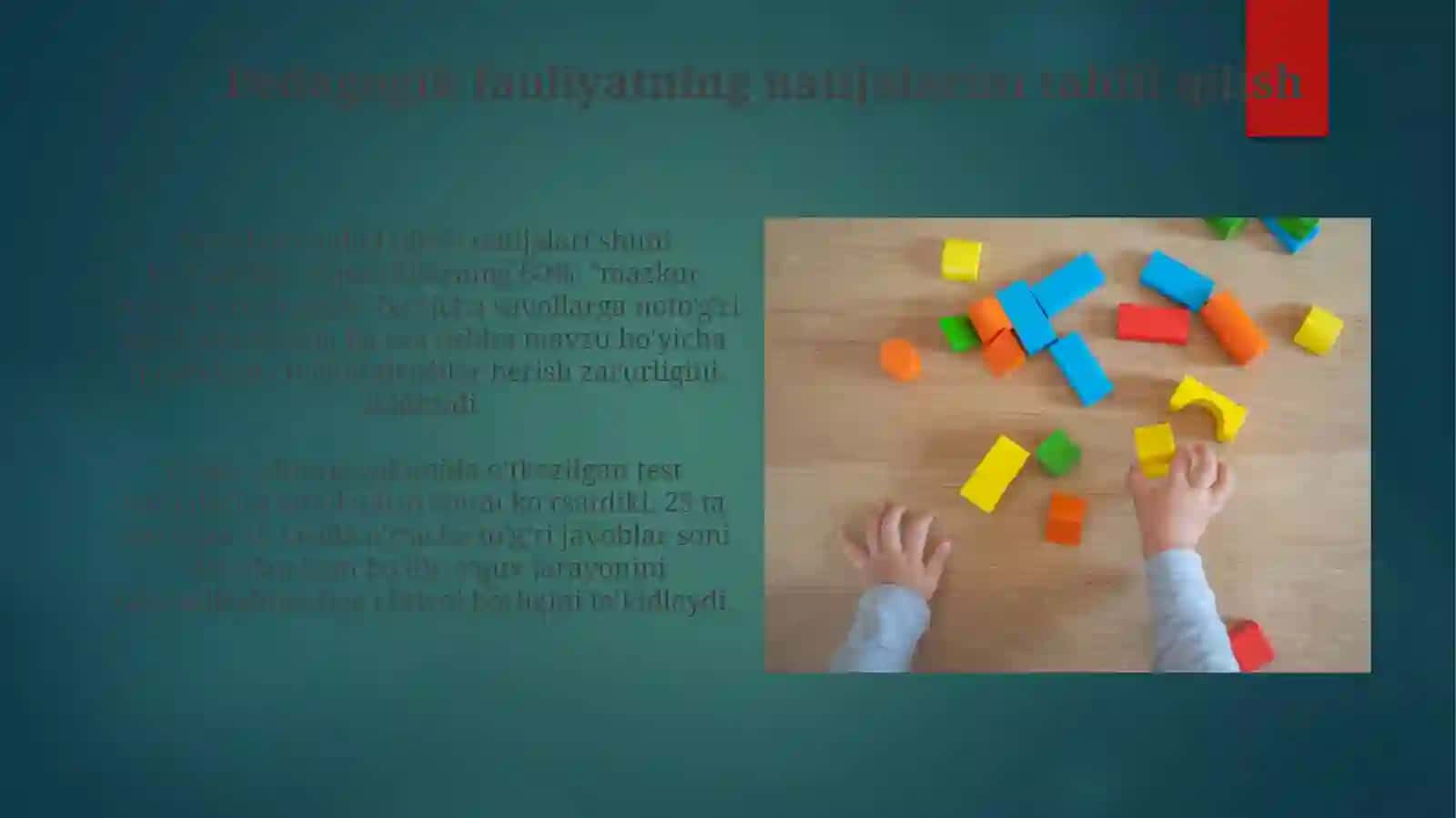 Pedagogik faoliyatning tarkibiy tuzilmasi 4