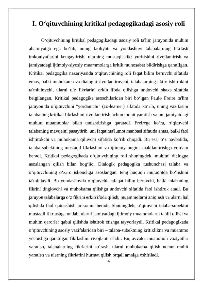 Oʻqituvchining Roli va Oʻquvchi-Subekt Pazitsiyasi 4