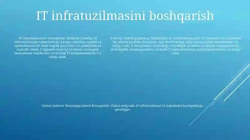 Axborot Texnologiyalarini Tashkilotda Va Global Boshqarish 4