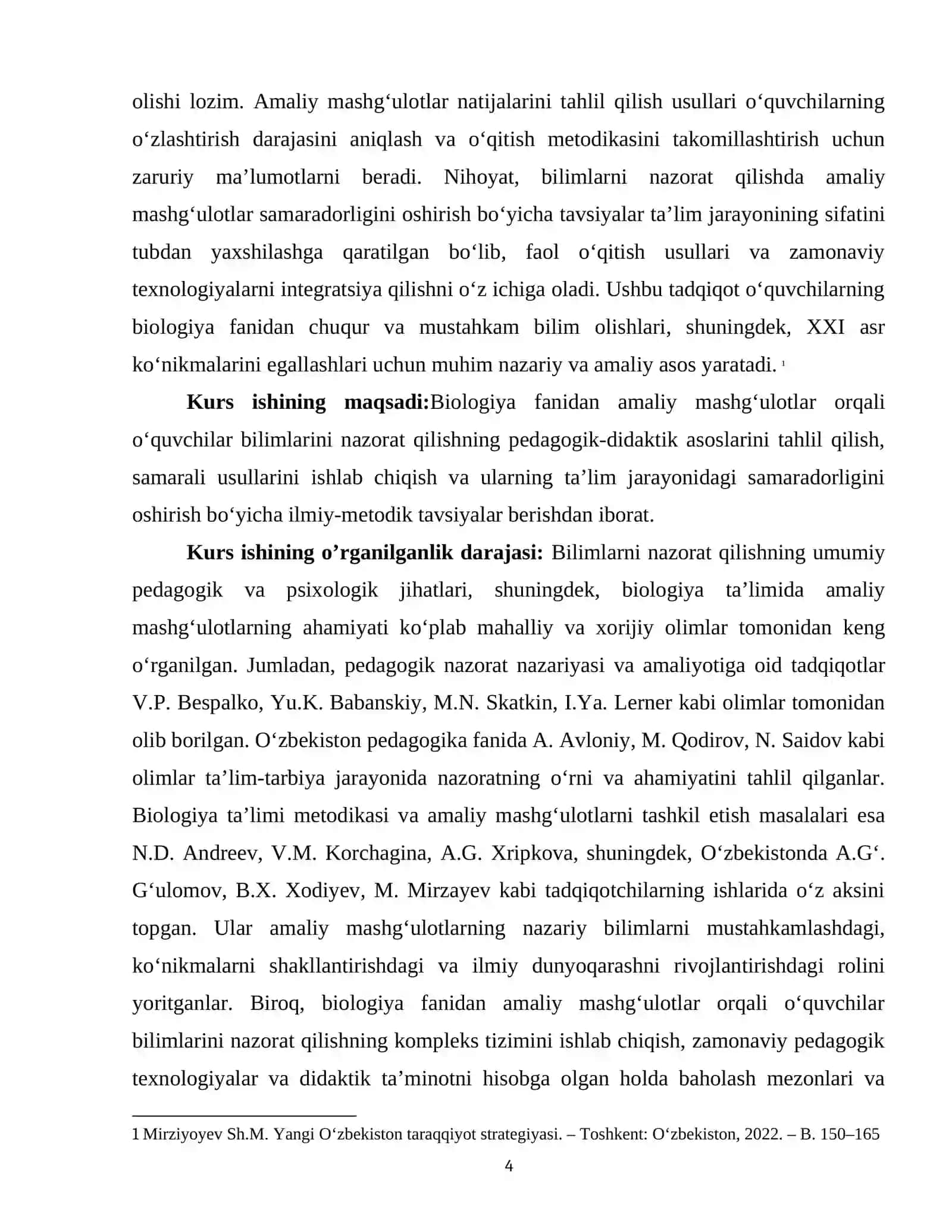 BIOLOGIYA FANIDAN AMALIY MASHG’ULOTLAR ORQALI O’QUVCHILAR BILIMLARINI NAZORAT QILISH 4