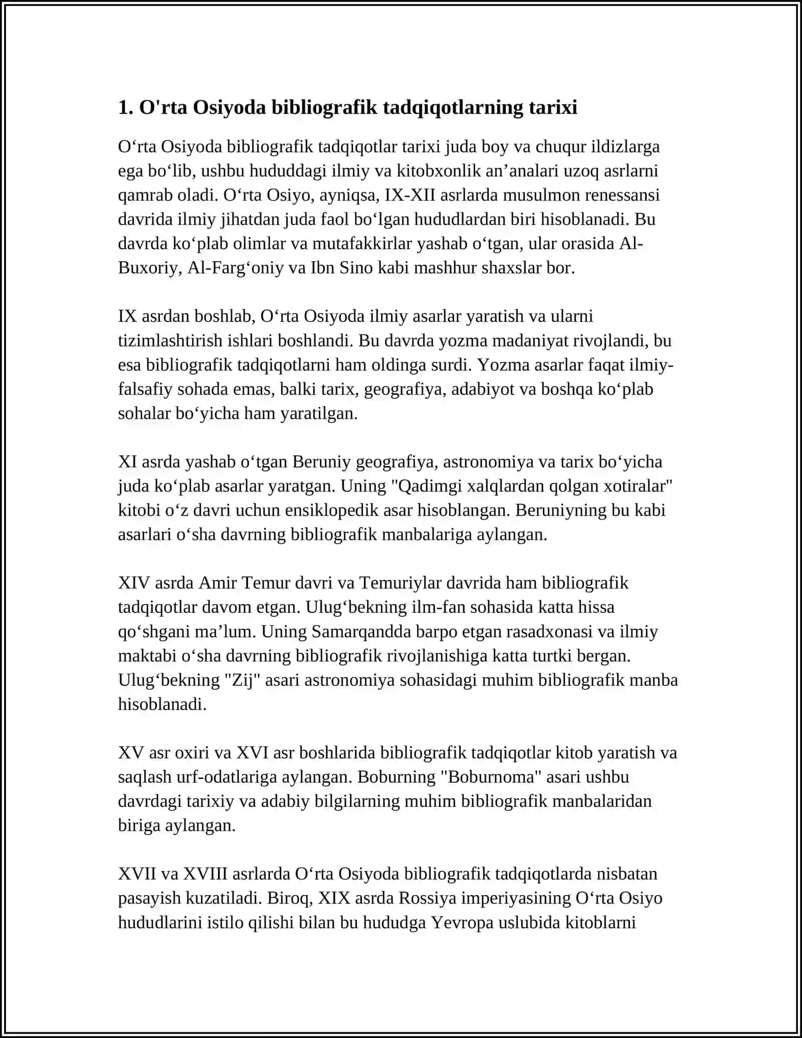 ÒRTA OSIYODA BIBLIOGRAFIK 4